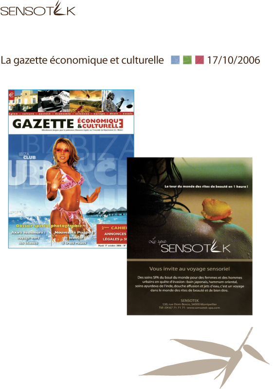 Sensotek advertising